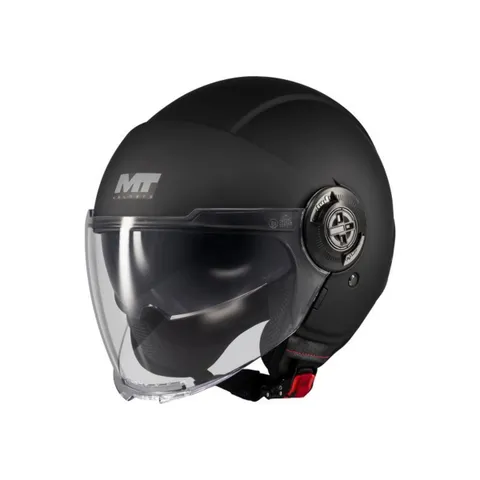 MT HELMETS Casque jet MT HELMETS VIALE SV S - PURE - Noir
