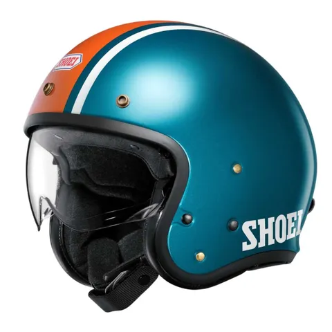 Shoei Casque jet Shoei J.O2 - AVENTURE - Bleu