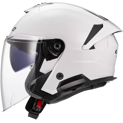 LS2 Casque jet LS2 OF618 - VERSO II - SOLID - Blanc