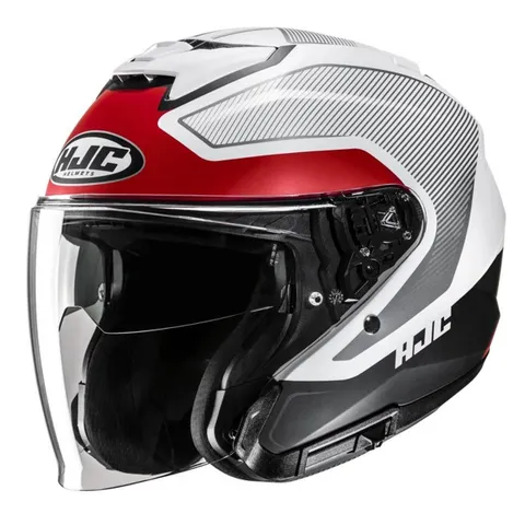 HJC Casque jet HJC I31 - TEVIS - Rouge / Noir