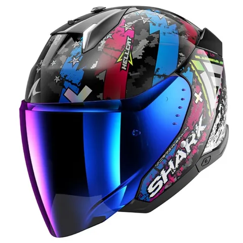 Shark Casque jet Shark SKWAL i3 JET HELLCAT - Noir / Bleu