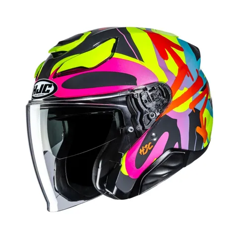 HJC Casque jet F31 - Sora - Multicolore