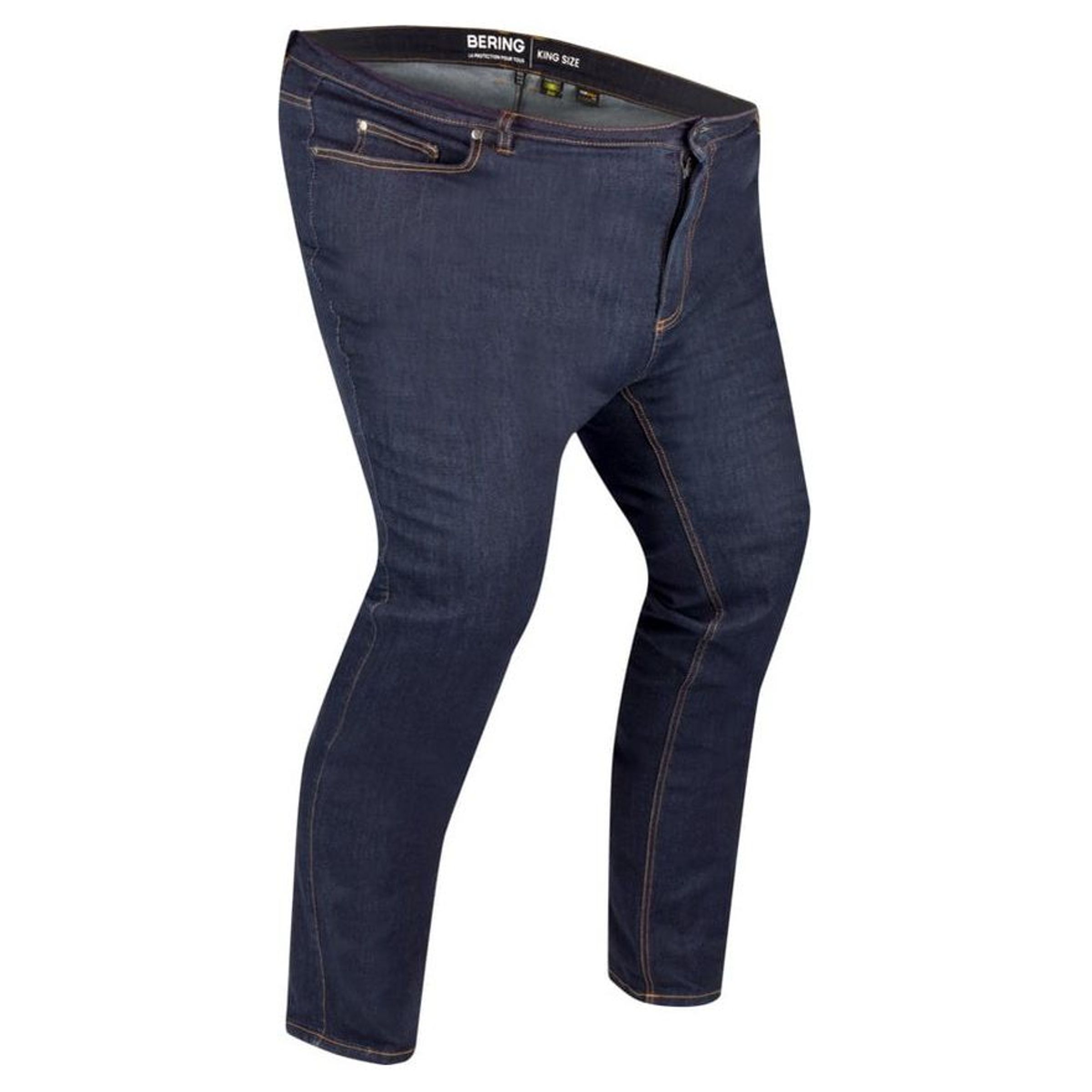 Bering Jean Moto Bering TRUST KING SIZE - Straight / Régular - Bleu