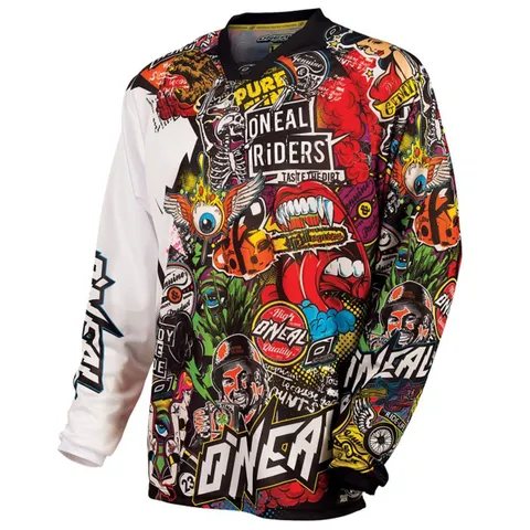 O'Neal Maillot cross Mayhem - Crank - Black Multi 2023 - Multicolore