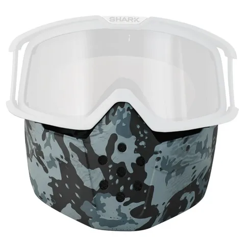 Shark Mentonnière Masque Seul Camo Grey - Drak / Street Drak