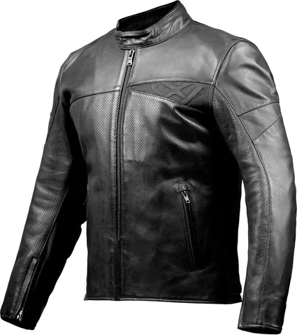 Ixon Cranky Air Veste en cuir perforée