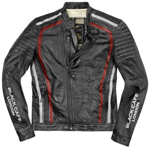 Black-Cafe London Seoul Veste en cuir