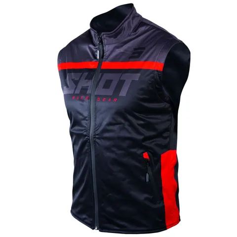 Shot Veste enduro Bodywarmer Lite 2.0 - Black RED 2022