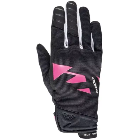 Ixon Gants MS Fever Noir Blanc Fushia