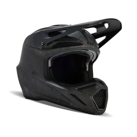 Fox Casque cross V3 RS Carbon Solid 2026