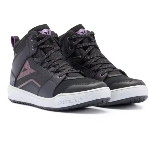 Dainese Baskets Suburb D-WP Noir Blanc Violet Métal