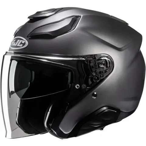 HJC Casque F31 Uni Titanium Semi