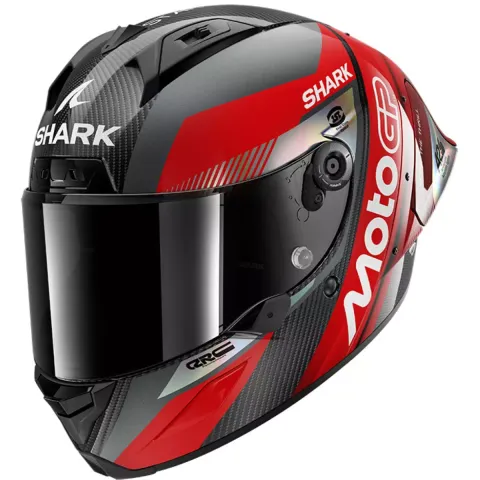 Shark Casque Aeron-GP Fim Racing 2 MotoGP Noir Rouge Chrome