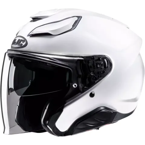 HJC Casque F31 Uni Blanc Perle