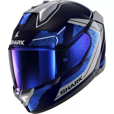 Shark Casque Skwal I3 Rhad Bleu Chrome