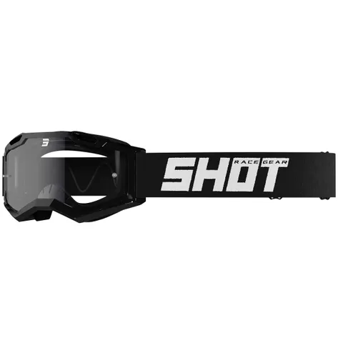 Shot Masque cross Assault 2.0 Enduro - Solid Black Glossy 2023