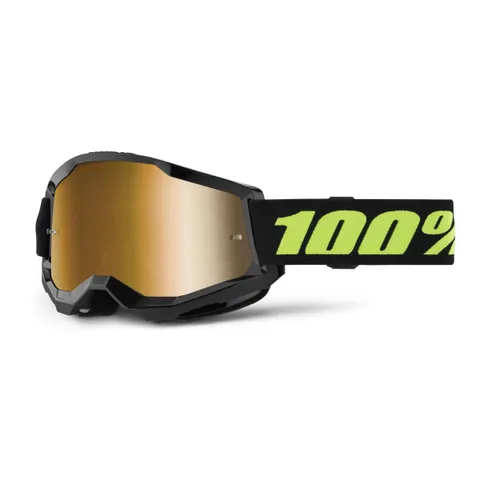 100% Masque cross Strata 2 Solar Eclipse - Mirror True Gold 2025