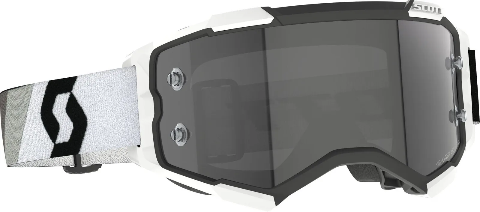 Scott Fury Light Sensitive Lunettes de motocross noir/blanc