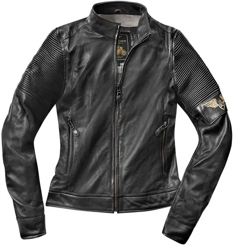 Black-Cafe London Amol Veste en cuir de dames