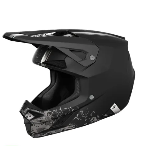 Shot Casque cross Speed Battle 2025 - Noir / Fumé